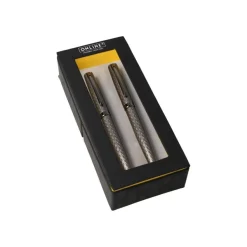 Online Eleganza Diamond - Parure de stylo à bille et stylo plume - titan (gris)