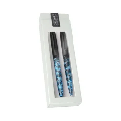 Online Eleganza Funky - Parure de stylo plume et stylo à bille - bleu