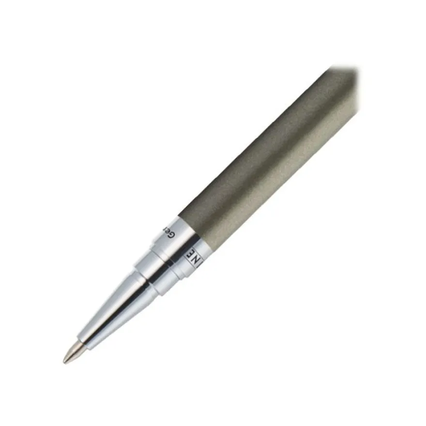 ONLINE i-charm - Stylo à bille - encre bleue - moyen - corps métal gris