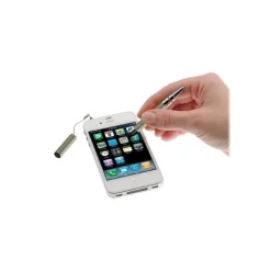 ONLINE i-charm - Stylo à bille - encre bleue - moyen - corps métal gris