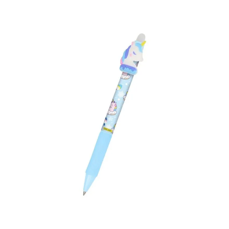 ONLINE magiXX Fun - Roller - ruban - non permanent - bleu - encre gel - 0.7 mm - moyen - avec gomme