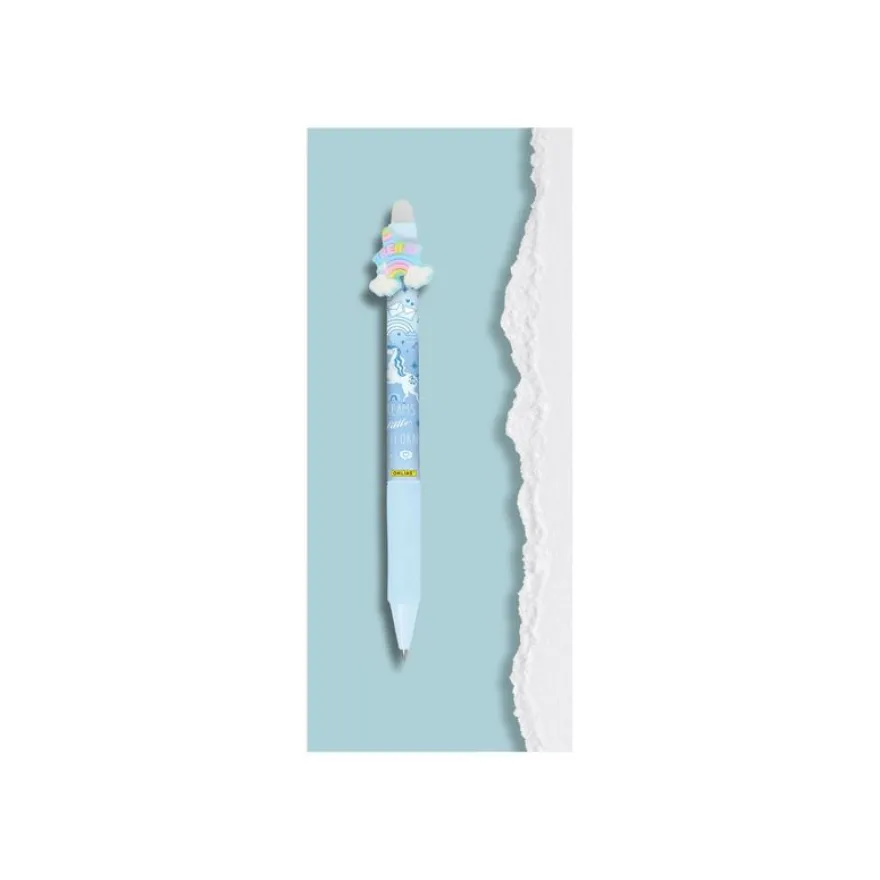 ONLINE magiXX Fun - Roller effacçable - arc-en-ciel - bleu - 0.7 mm