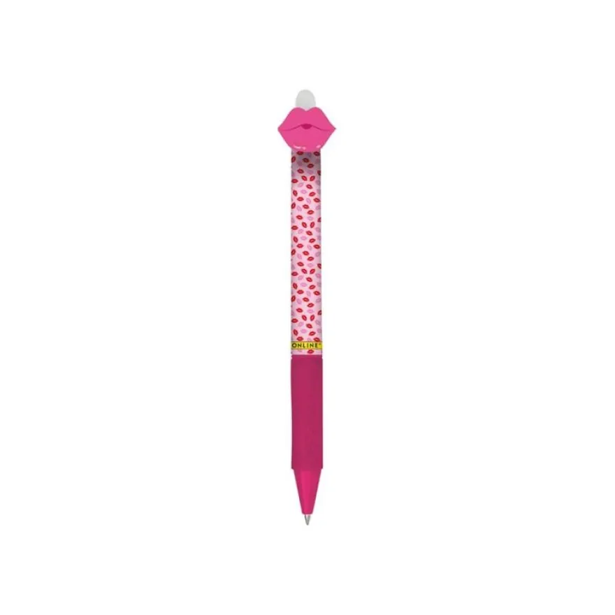 ONLINE magiXX Fun Love & Peace - Stylo à bille - bleu - encre gel - fun kiss