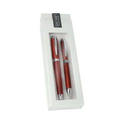 Online Nature Style - Parure de stylo plume et stylo à bille - bois de rose