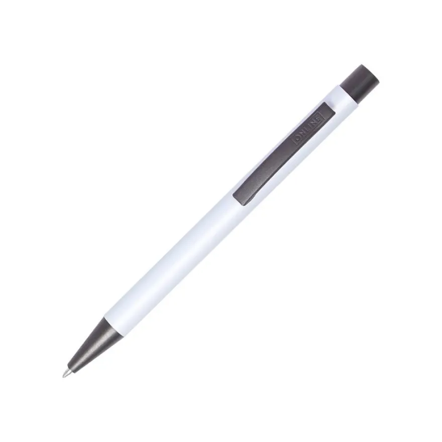Online Soft Metal - Stylo à bille blanc