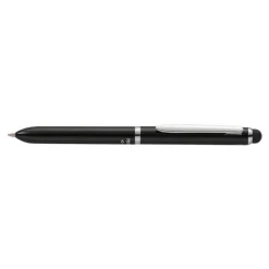 Online Touchpen - Stylo à bille 2 couleurs (bleu et rouge) noir - embout tactile