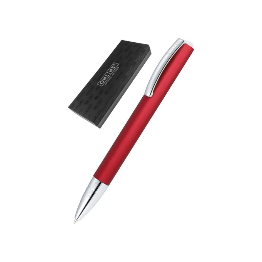 Online Vision Satin - Stylo à bille noir - wild berry