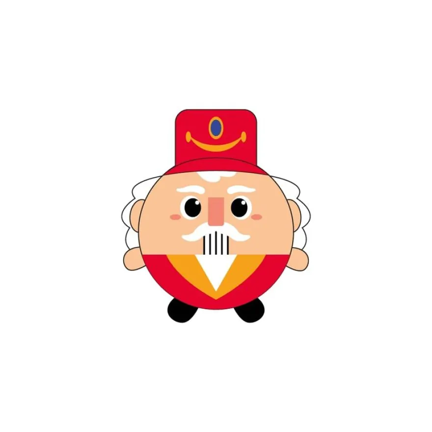 Oreiller squishy Nutcracker – Coussin moelleux Noël