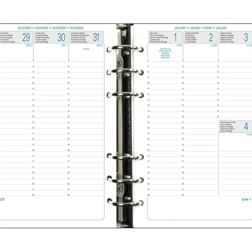 Organiseur Baltique - 16 mois - 15 x 19 cm - marron - Exacompta