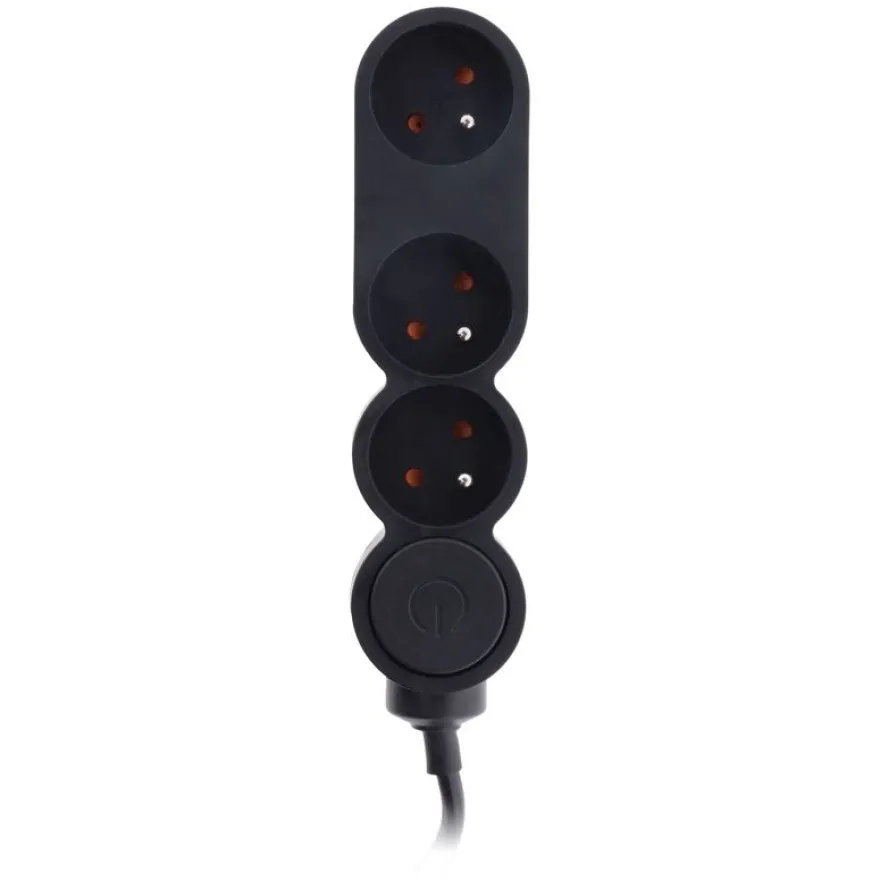 otio Home - Multiprise avec interrupteur 3 prises - 1,5 m