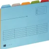 Oxford - 25 Chemises à onglets pour tiroirs - kraft - coloris assortis