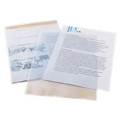 Oxford - 10 Pochettes coin - A4 - pour 25 feuilles - 15/100 - incolore