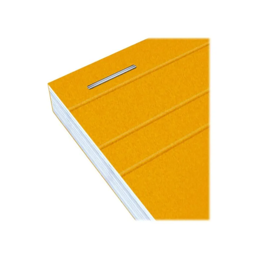 Oxford - Bloc notes - 7,4 x 10,5 cm - 160 pages - petits carreaux - 80G - orange