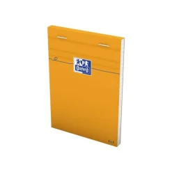 Oxford - Bloc notes - 10 x 15 cm - 160 pages - petits carreaux - 80G - orange