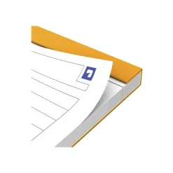 Oxford - Bloc notes - A4 + - 160 pages - ligné - 80G - perforé - orange