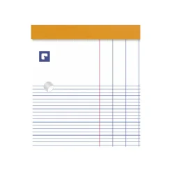 Oxford - Bloc notes - A4 + - 160 pages - grands carreaux - perforé - orange