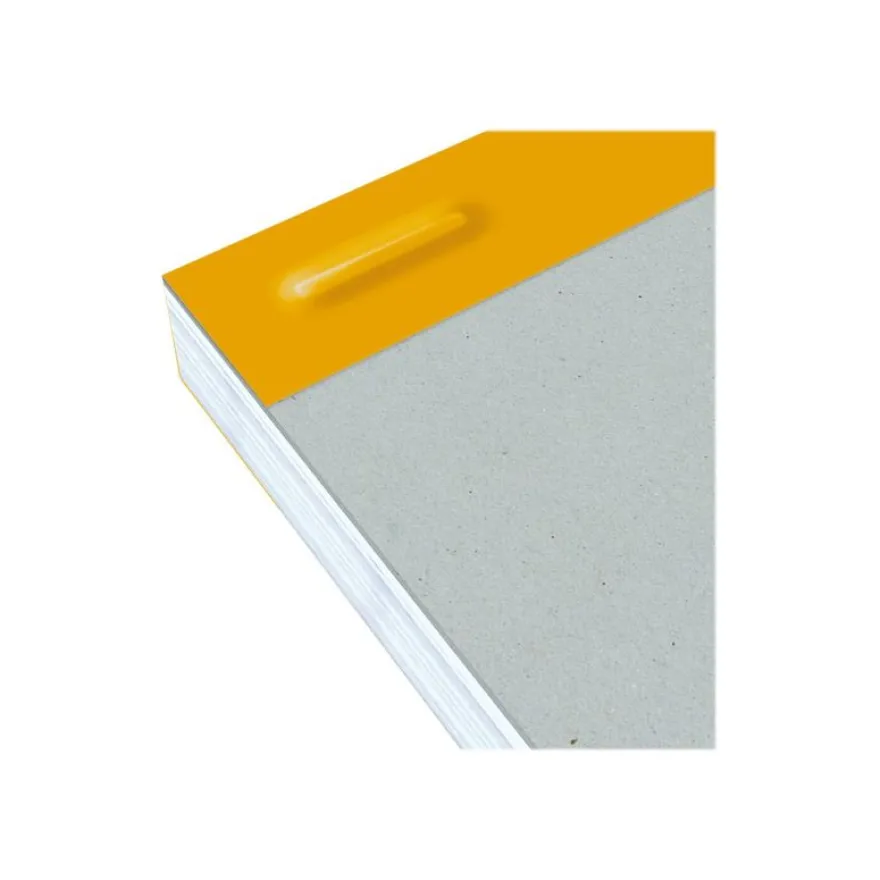 Oxford - Bloc notes - A4 + - 160 pages - grands carreaux - perforé - orange