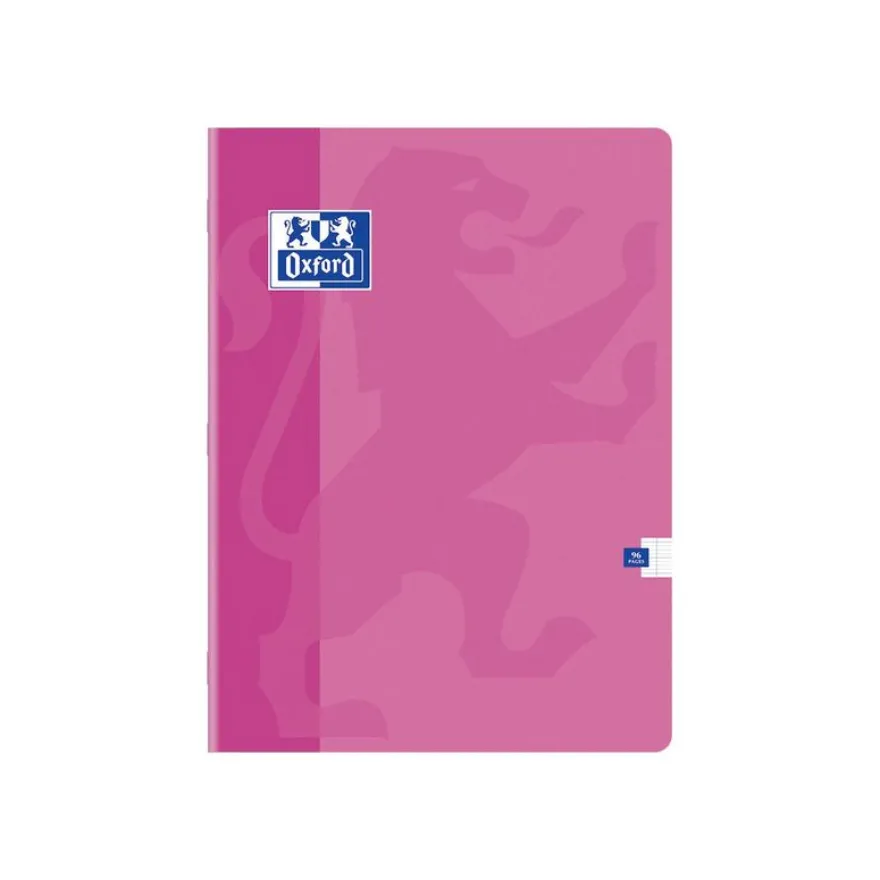 Oxford - Cahier 24 x 32 cm - 96 pages - grands carreaux (Seyes) - disponible dans différentes couleurs
