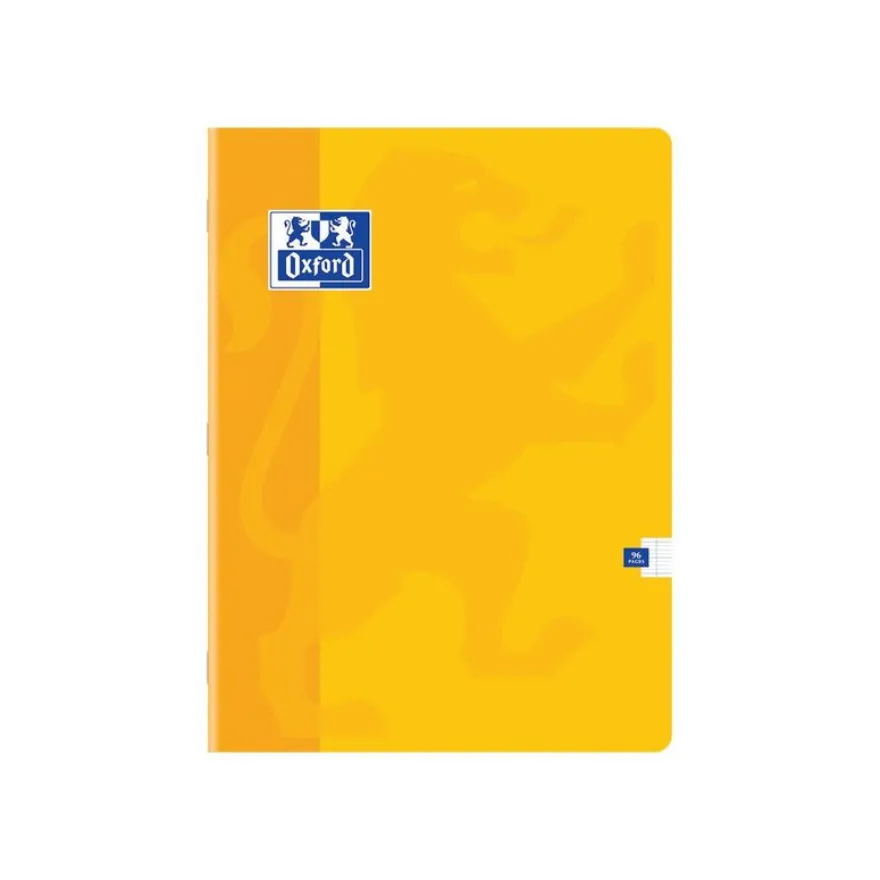 Oxford - Cahier 24 x 32 cm - 96 pages - grands carreaux (Seyes) - disponible dans différentes couleurs