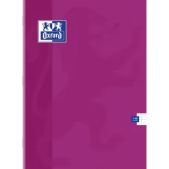 Oxford - Cahier A4 (21x29,7 cm) - 96 pages - grands carreaux (Seyes) - disponible dans différentes couleurs