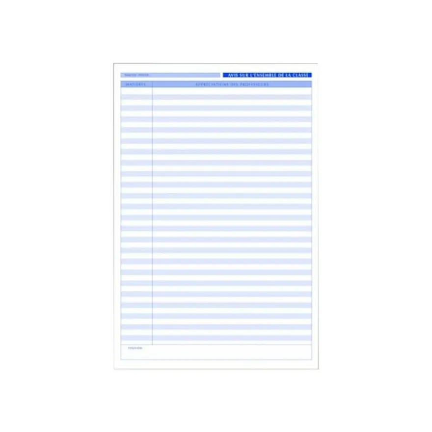 Oxford - Cahier du Professeur Principal (spiralé) - 24 x 31 cm - 156 pages