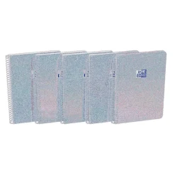 Oxford - Cahier Smart spirale - A5 - 160 pages - Q5/5 - assorti pastel