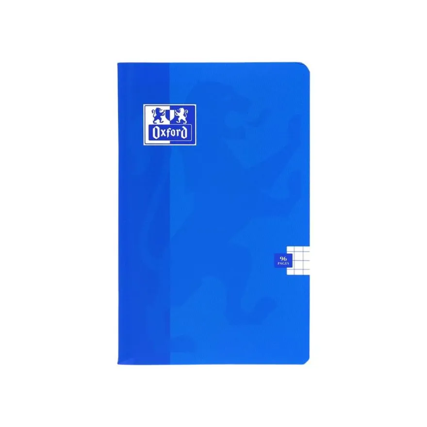 Oxford - Carnet 11 x 17 cm - 96 pages - petits carreaux (5x5 mm) - disponible dans différentes couleurs