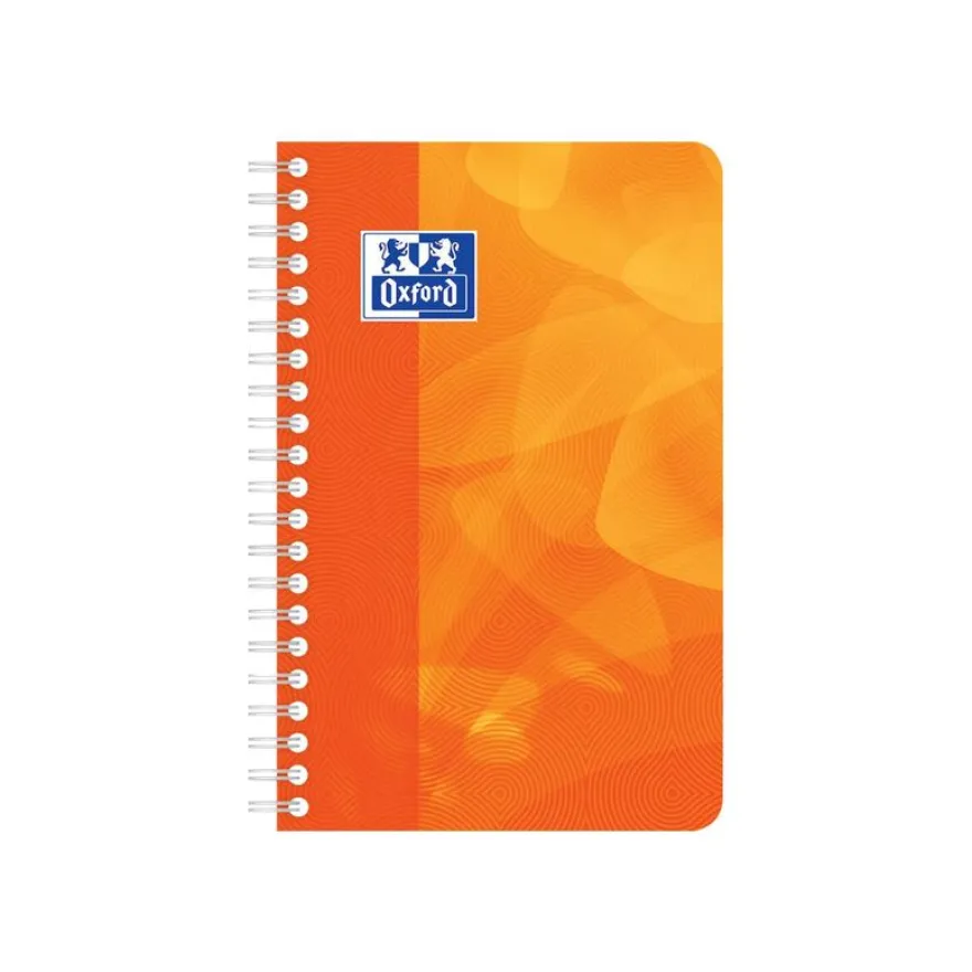 Oxford - Carnet polypro à spirale 11 x 17 cm - 180 pages - petits carreaux (5x5 mm) - disponible dans différentes couleurs
