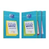 Oxford - Pack de 30 Fiches Bristol - 12,5 x 20 cm - petits carreaux - perforées - coloris assortis