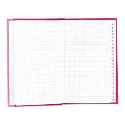 Oxford - Répertoire broché 11 x 17 cm - 192 pages - petits carreaux (5x5 mm) - disponible dans différentes couleurs