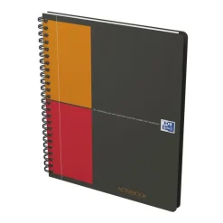 Oxford Activebook - Cahier à spirale A5 - 160 pages - petits carreaux (5x5 mm)