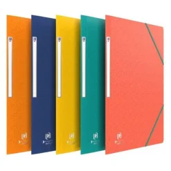 Oxford Bicolor Recyc+ - Chemise à 3 rabats - A4 - disponible dans différentes couleurs