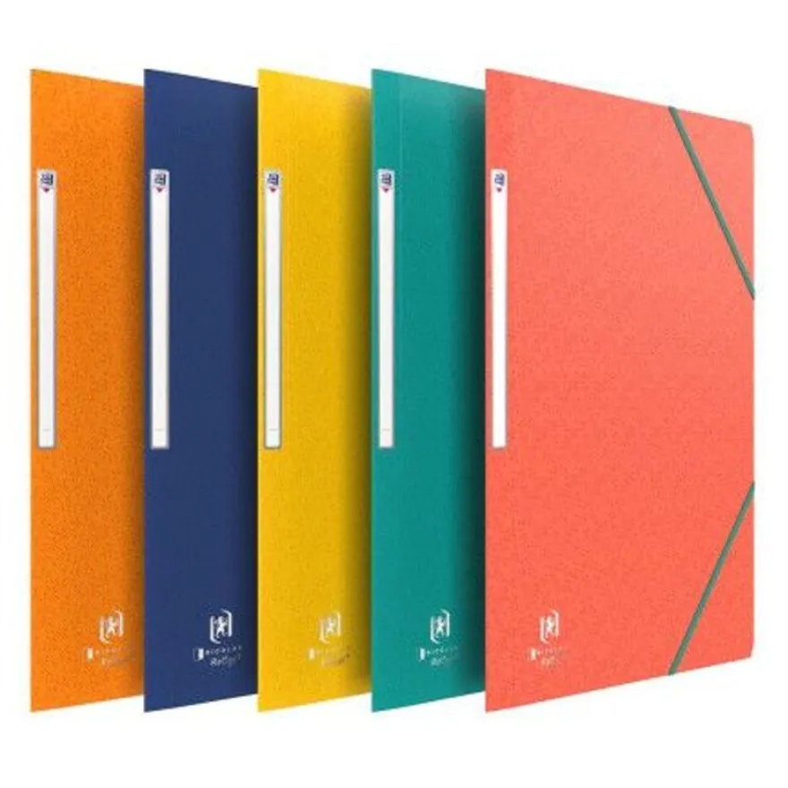Oxford Bicolor Recyc+ - Chemise à 3 rabats - A4 - disponible dans différentes couleurs