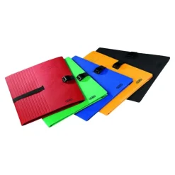 Oxford Bicolor Recyc+ - Chemise à sangle avec rabats - fermeture avec clip - disponible dans différentes associations de couleurs