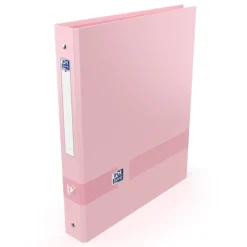 Oxford Color Life Pastel - Classeur 4 anneaux - A4+ - Dos 40 mm - Capacité 250 feuilles - Disponible en différentes couleurs