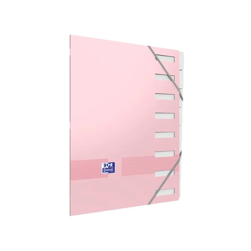 Oxford Color Life Pastel - Trieur 8 positions - A4 - Disponible en différentes couleurs