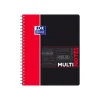 Oxford Etudiants - Cahier Multinotes A4+ (24 x 29,7 cm) - 160 pages - petits carreaux (5x5 mm) - avec 3 intercalaires repositionnables