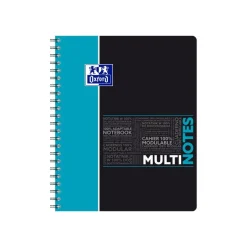Oxford Etudiants - Cahier Multinotes A4+ (24 x 29,7 cm) - 160 pages - petits carreaux (5x5 mm) - avec 3 intercalaires repositionnables