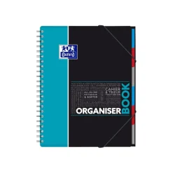 Oxford Etudiants - Cahier trieur Organiserbook A4+ (24 x 29,7 cm) - 160 pages - petits carreaux (5x5 mm) - disponible dans différentes couleurs