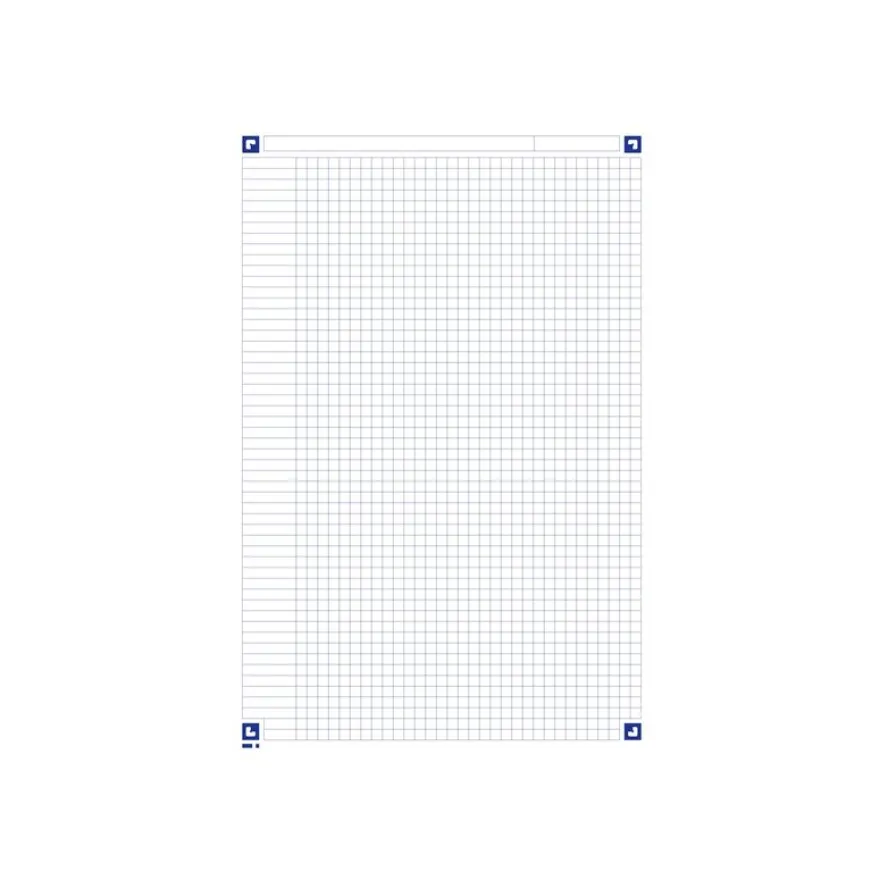 Oxford Etudiants - Cahier Nomadbook A4+ (24 x 29,7 cm) avec pochettes 3 rabats - 160 pages - petits carreaux (5x5 mm) - double spirale - disponible dans différentes couleurs