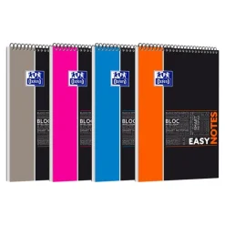 Oxford Etudiants Easynotes - Bloc notes A4+ (24 x 29,7 cm) - 160 pages - petits carreaux (5x5 mm) - disponible dans différentes couleurs