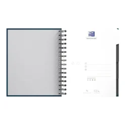Oxford Europeanbook - Cahier A5 - 200 pages - petits carreaux (5x5 mm) - disponible dans différentes couleurs
