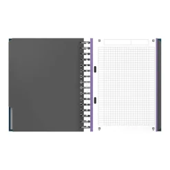 Oxford Europeanbook - Cahier A5 - 200 pages - petits carreaux (5x5 mm) - disponible dans différentes couleurs