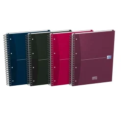 Oxford Europeanbook - Cahier A4 (21x29,7 cm) - 240 pages - petits carreaux (5x5 mm) - disponible dans différentes couleurs