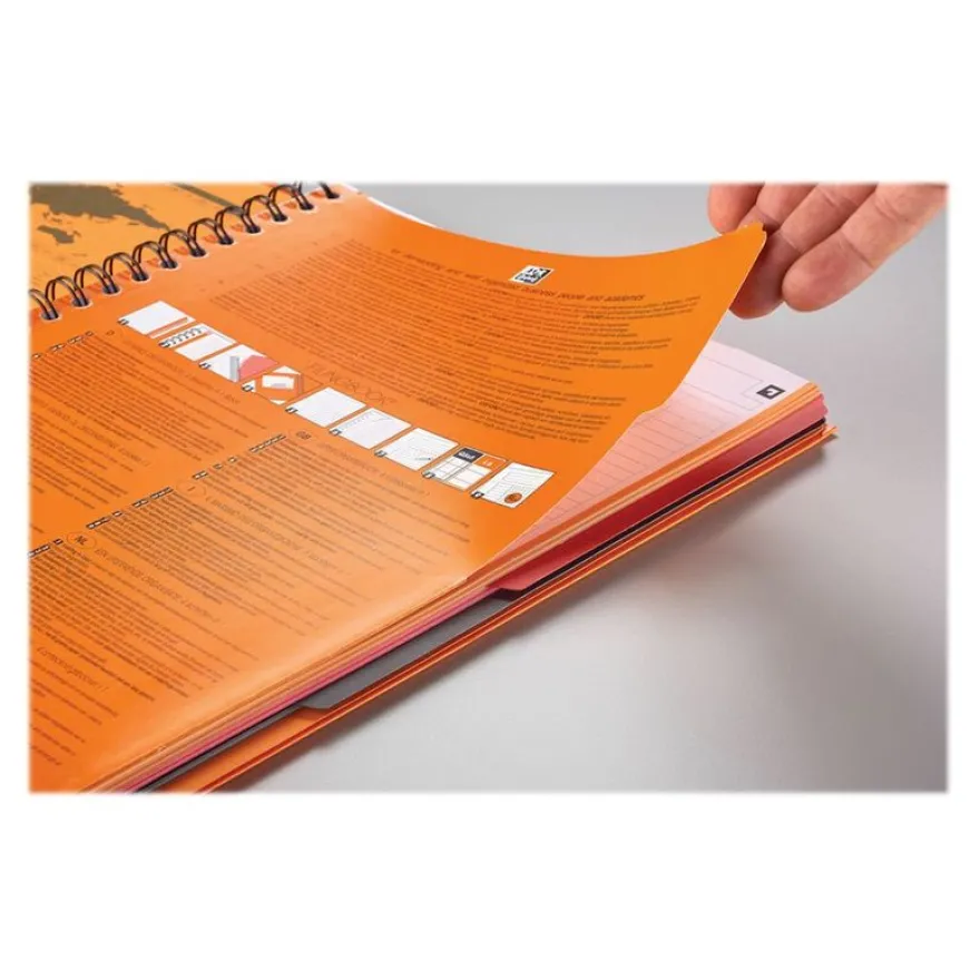 Oxford Filingbook - Cahier A4+ - 200 pages - ligné