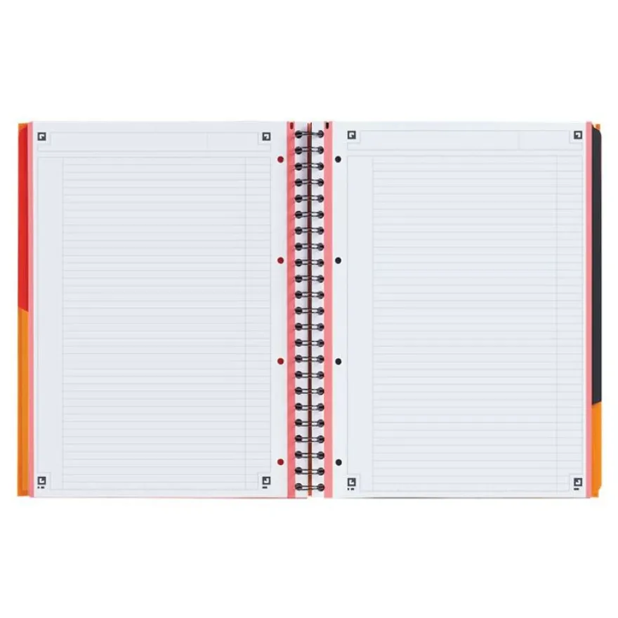 Oxford Filingbook - Cahier A4+ - 200 pages - ligné
