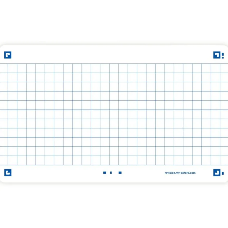 Oxford FLASH 2.0 - Pack de 32 cartes - A7 - petitis carreaux - blanc