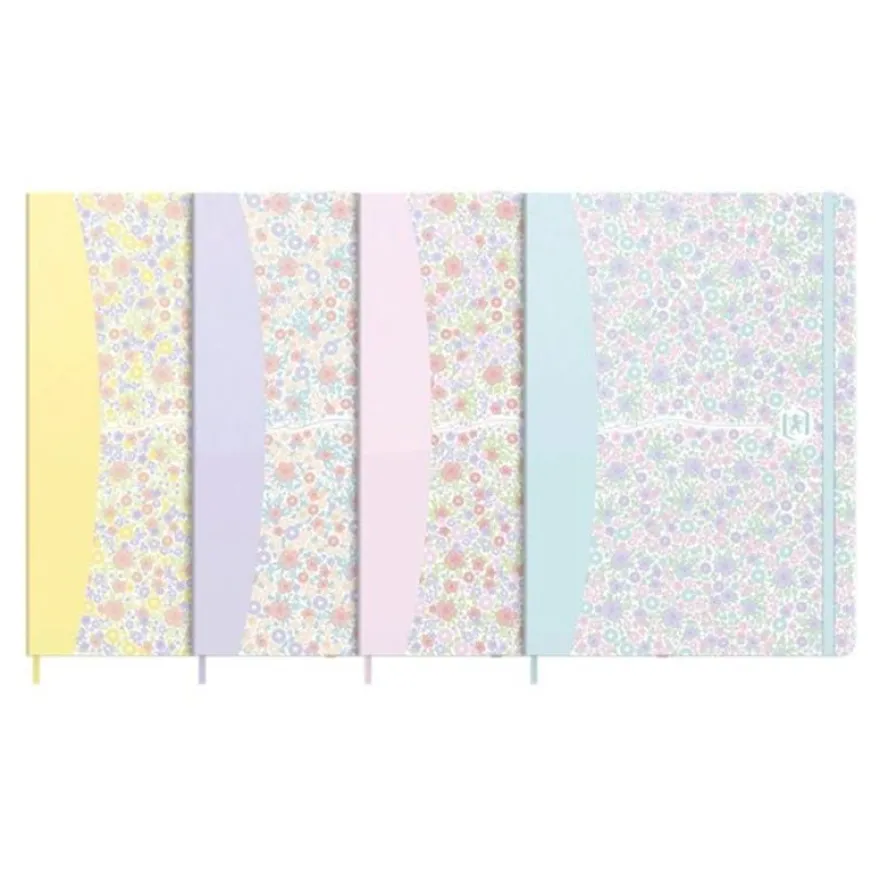 Oxford Floral - Cahier de notes - 160 pages - 148 x 210 mm