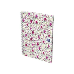 Oxford Floral - Carnet de notes à spirale - A5 - 120 pages - ligné