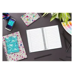 Oxford Floral - Carnet de notes à spirale - B5 - 120 pages - ligné